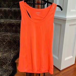 Reebok athletic tank. Neon orange
